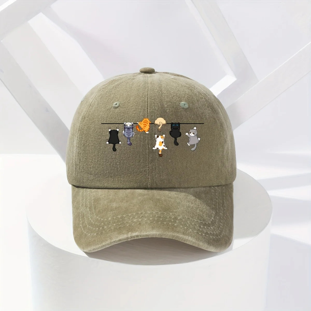 Super Cute Cat-Themed Baseball Cap