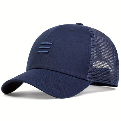 Unisex Three Embroidery Baseball Net