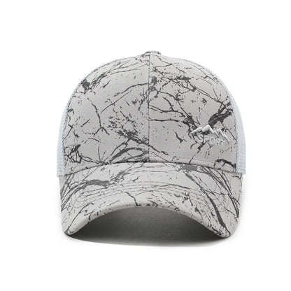 New Summer Men's Sun Hat  Mesh Back Baseball Cap