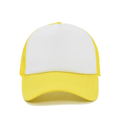 15 Colors Mesh Baseball Cap Adjustable Snapback Hats For Women Men