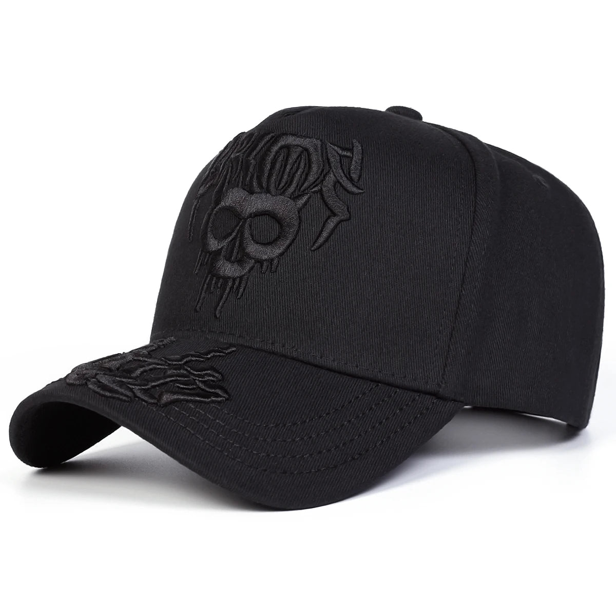 Skull Embroidery Baseball Caps