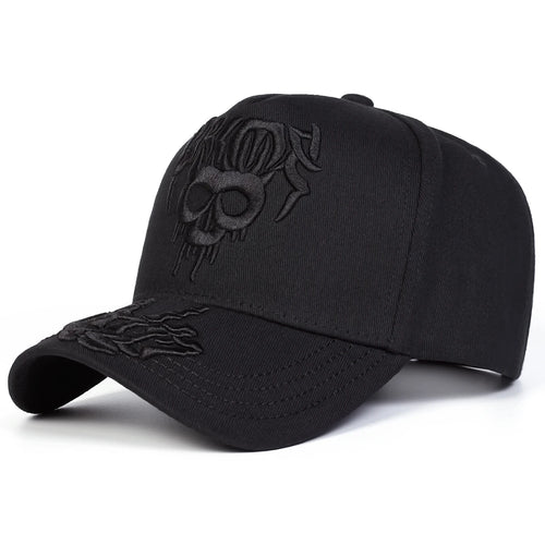 Skull Embroidery Baseball Caps