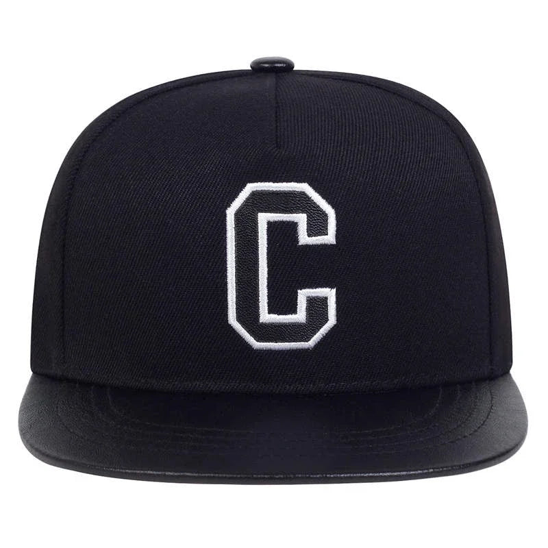 Unisex C Letter Embroidery Hip-hop Hats Spring Autumn Adjustable Baseball Caps Snapback Caps