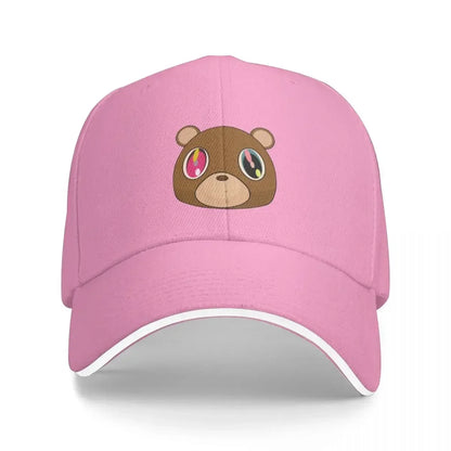 Dropout Bear Face Baseball Cap Rugby Anime