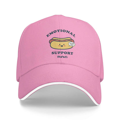Summer Casual Baseball Cap Emotional Support Hotdog Outdoor Sport For Couple Women