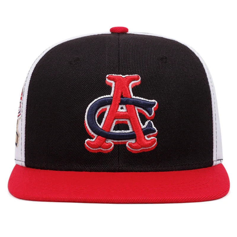 New Ca Letter Embroidery Plain Cap