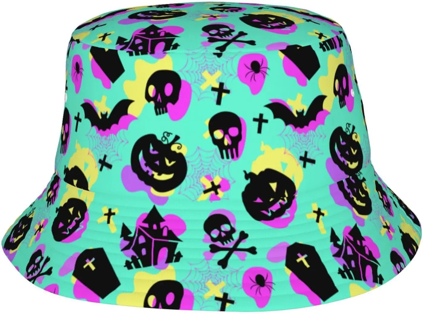 Cartoon Pumpkin Halloween Bucket Hat Pumpkin Hat Cap