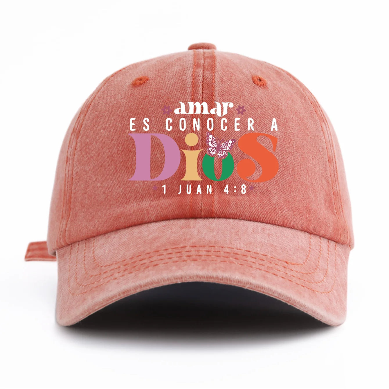 DIOS Print Washed Baseball Cap For Adults