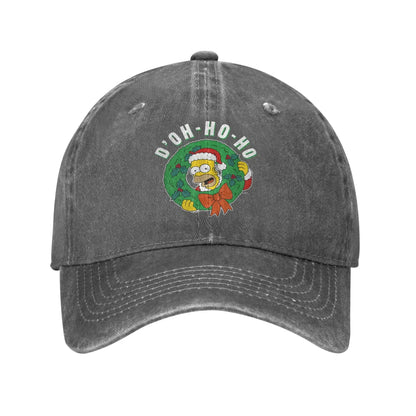 New The S-Simpson Christmas Homer D'Oh-Ho-Ho Alt Sun Baseball Cap