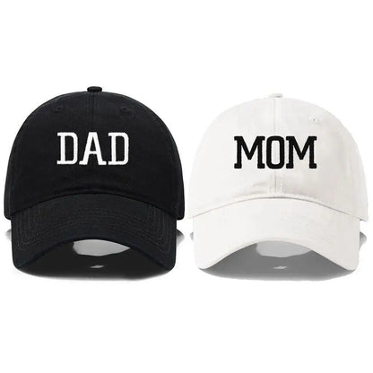Embroidered DAD MOM Embroidered Baseball Hat Women And Men