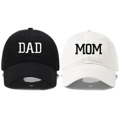Embroidered DAD MOM Embroidered Baseball Hat Women And Men
