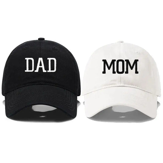 Embroidered DAD MOM Embroidered Baseball Hat Women And Men