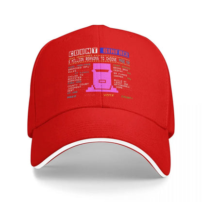 Baseball Caps Count Binface Funny Code Casquette