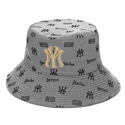 Unisex Letter Embroidery Fisherman Hat Women Summer