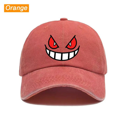 Baseball Cap Ghost Face American Anime Print Graphic