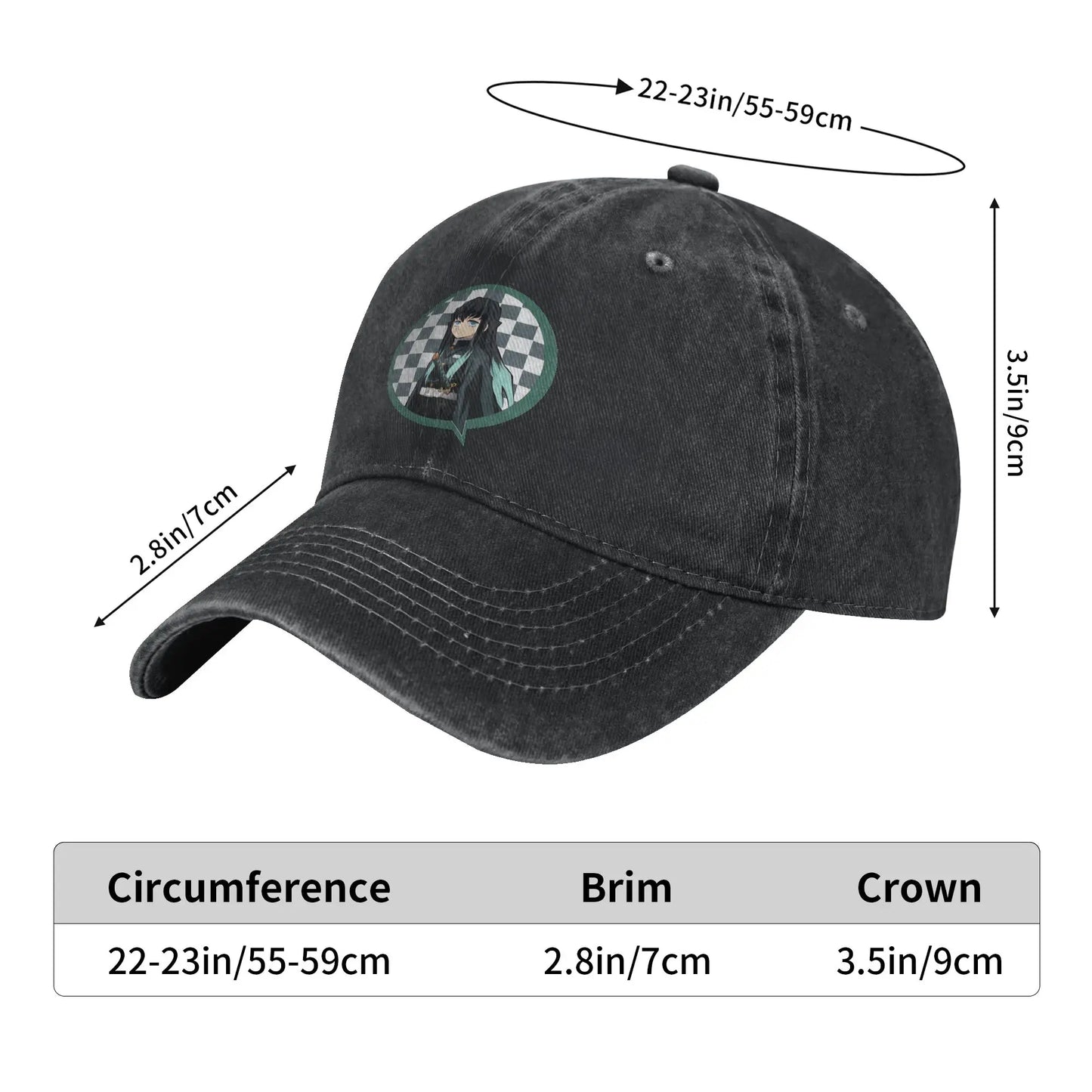 Casual Demon Slayer Kimetsu no Yaiba Muichiro Tokito Baseball Caps