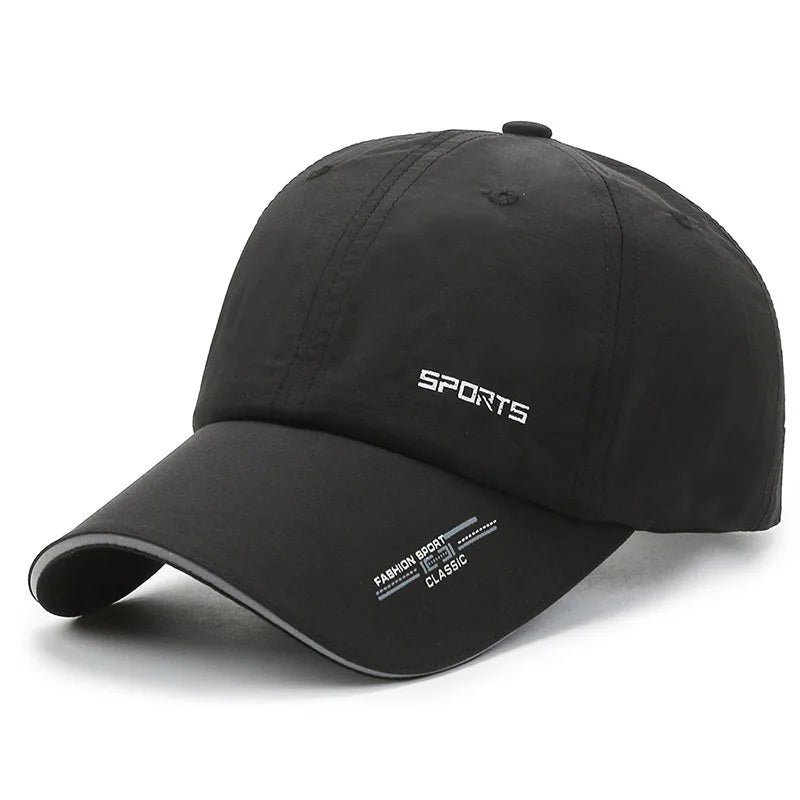 Quick Drying Solid Baseball Cap For Women & Men