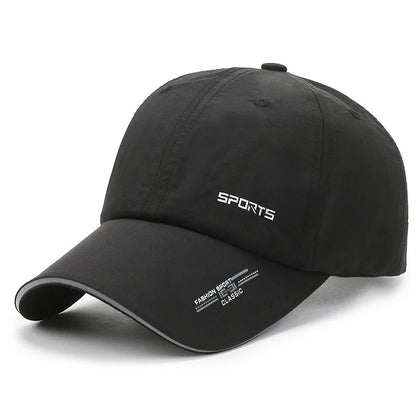 Quick Drying Solid Baseball Cap For Women & Men