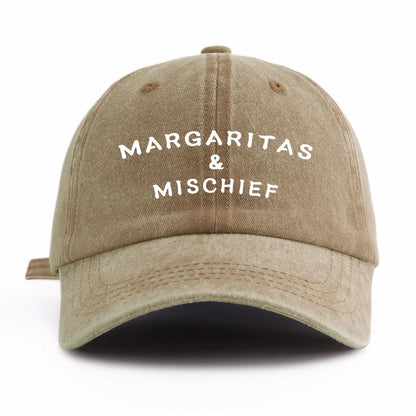 MM Print Washed Baseball Cap For Adults
