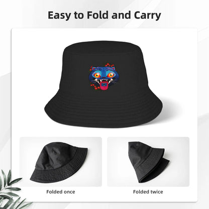 Unisex Kpop Demon Hunters Bucket Hat Portable Fisherman Hats