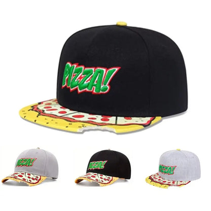Fashion Casual Hip Hop Hats PIZZA Baseball Cap