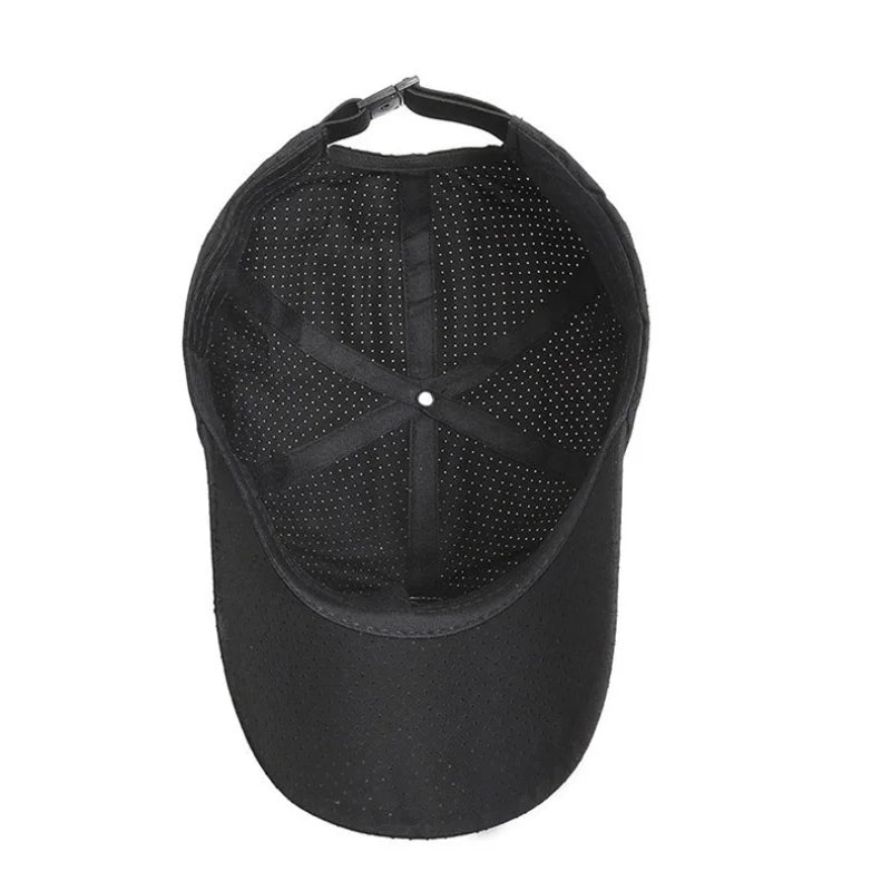 Hat Men Spring Summer Solid Color Mesh Cap Baseball Cap