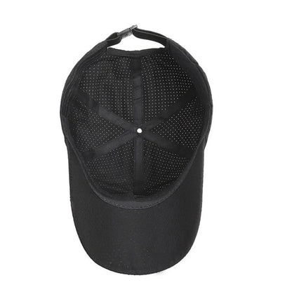 Hat Men Spring Summer Solid Color Mesh Cap Baseball Cap