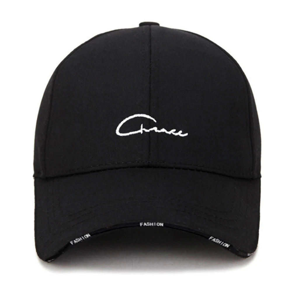 Hat Men And Women Spring And Summer Baseball  Hipster Wild Black And White