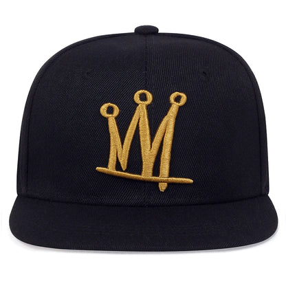 Fashion Men Women Hip Hop Baseball Cap Crown Embroidery Snapback Caps