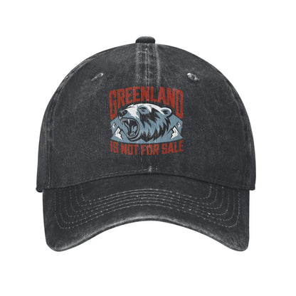Greenland Is Not For Sale Baseball Cap Merch For Men Women