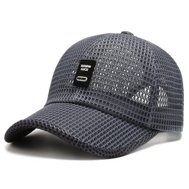 Men Mesh Baseball Cap Breathable Summer Caps Dad Hat Outdoor Fishing Hats