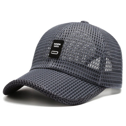 Men Mesh Baseball Cap Breathable Summer Caps Dad Hat Outdoor Fishing Hats