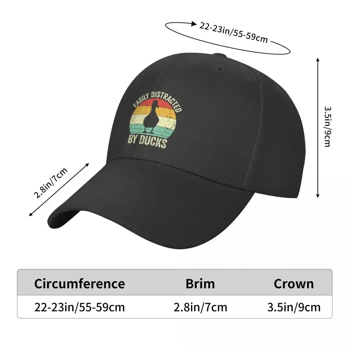 Easily Distracted by Ducks Baseball Cap