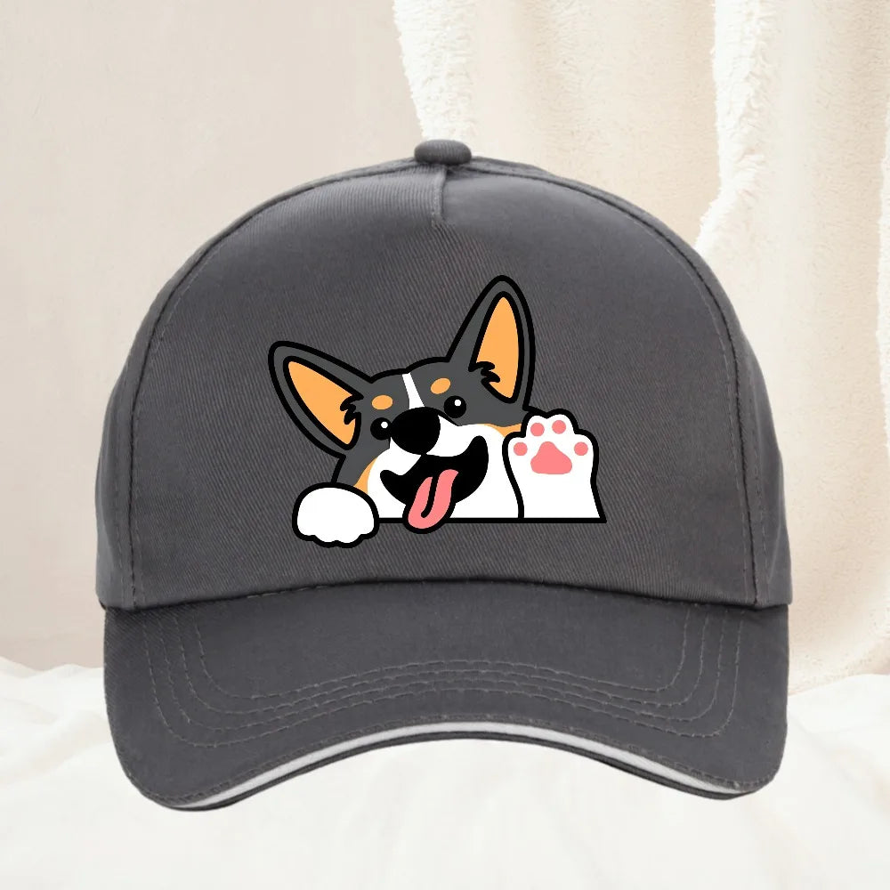 Cute Corgi Baseball Cap