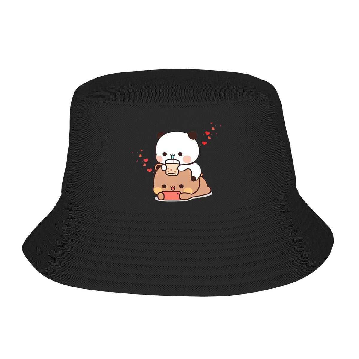 Bucket Hat Panda Bear Couple Anime Cartoon Bubu And Dudu