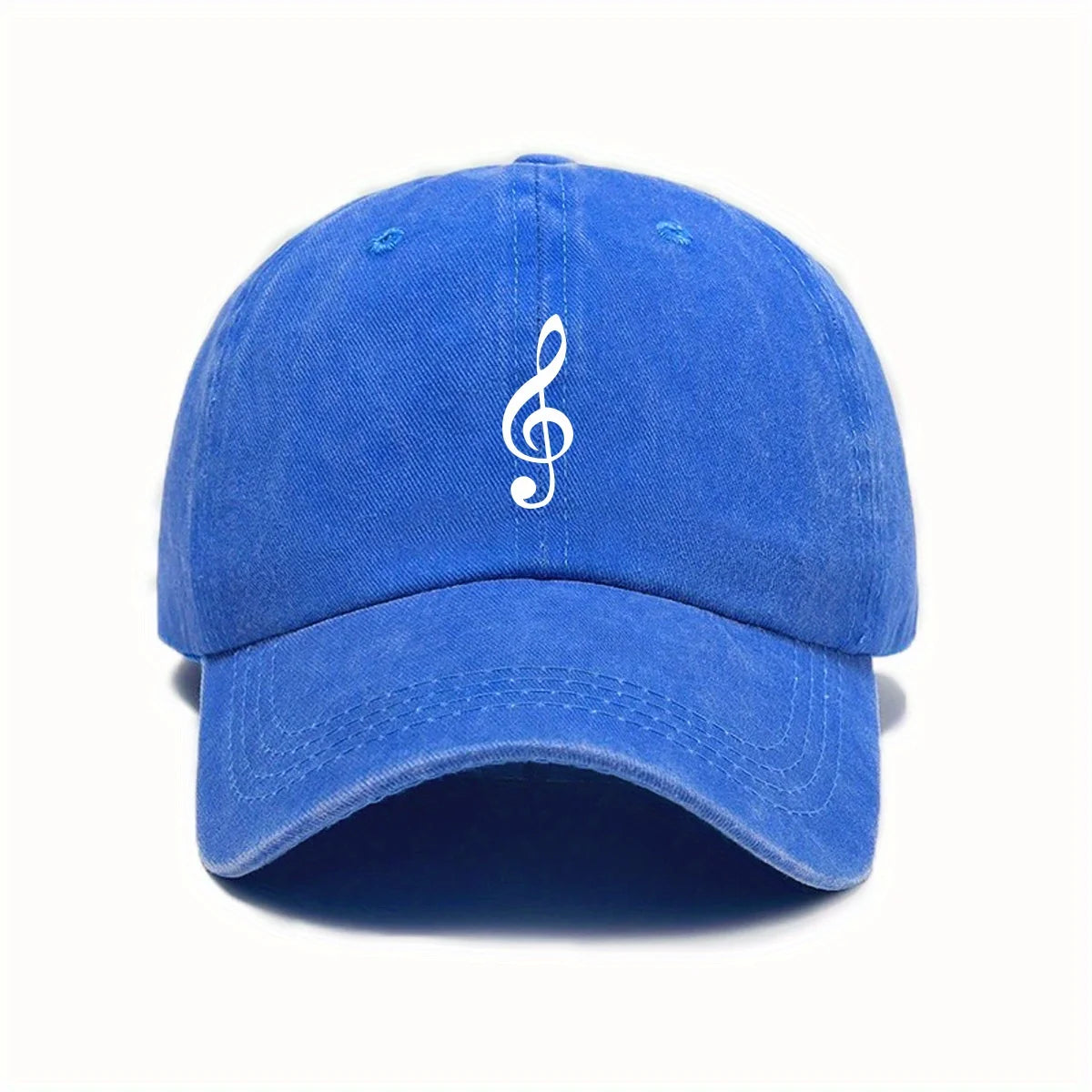 Music Note Printed Baseball Cap