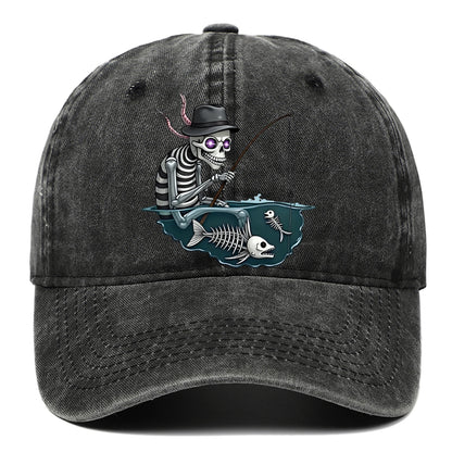 Personalized Skull Print Baseball Cap For Men And Women, Halloween Party Decoration Hat