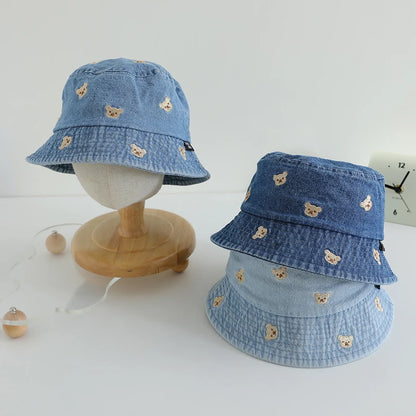 Spring Summer Baby Caps Lovely Bear