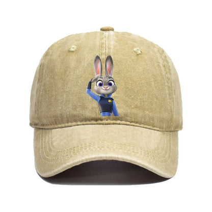 Cartoon Zootopia Three-toedSloth Baseball Cap