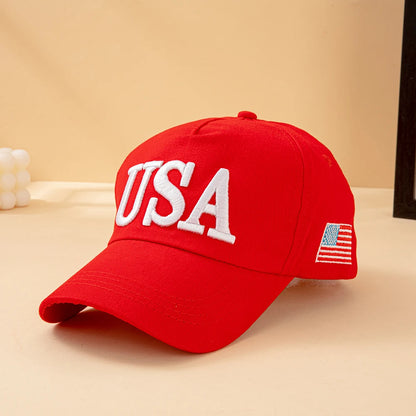 Fashion USA Letter Embroidered Baseball Cap