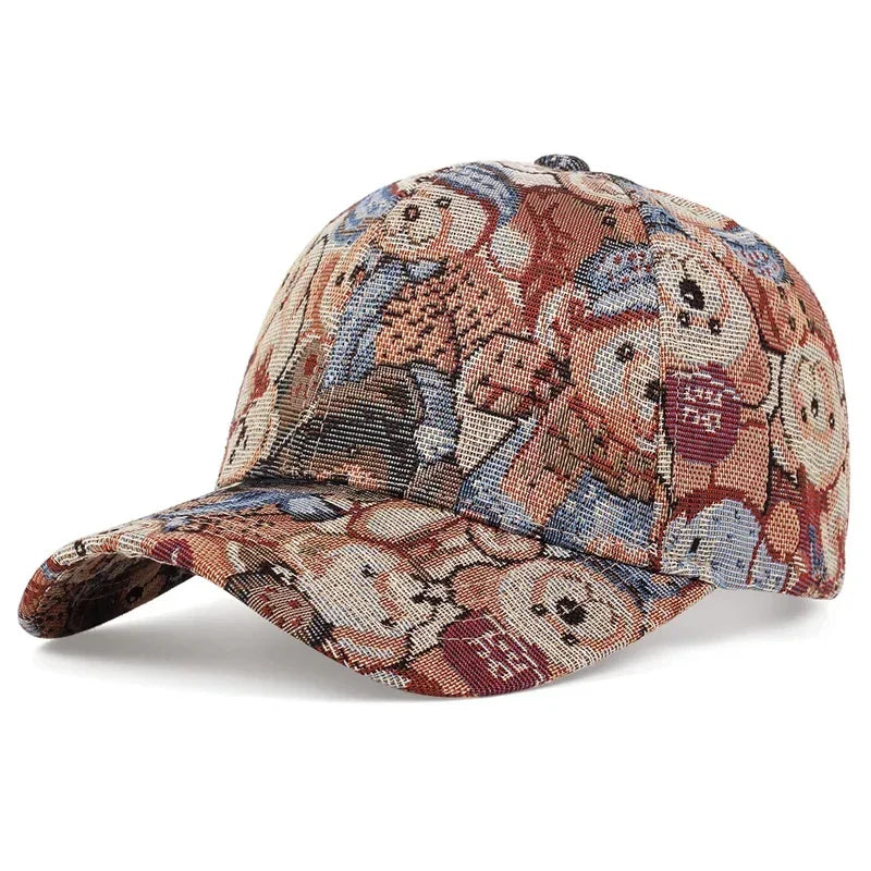 Unisex Cartoon Bear Full Print Baseball Caps