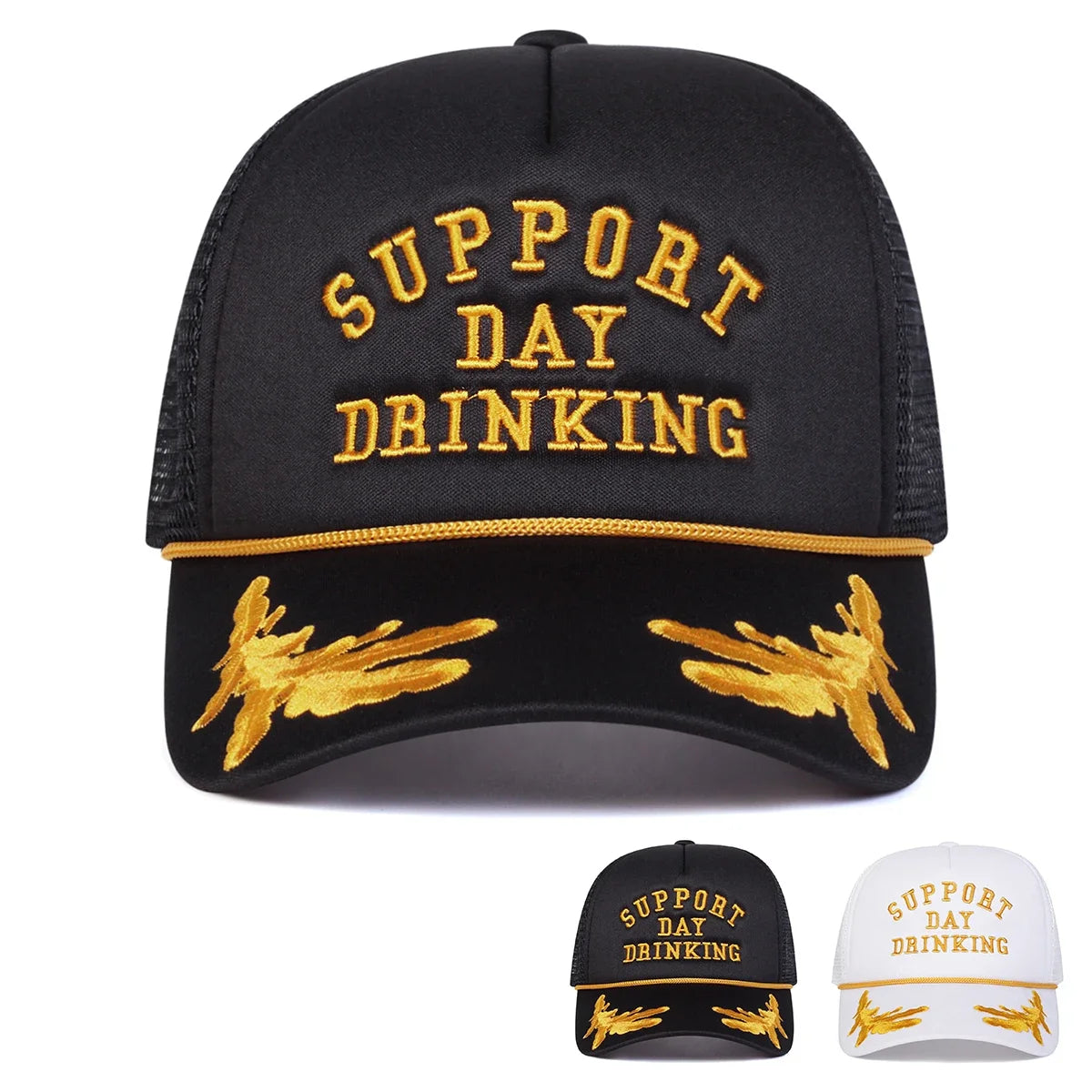 Unisex DRINKING Letter Embroidery Baseball Caps