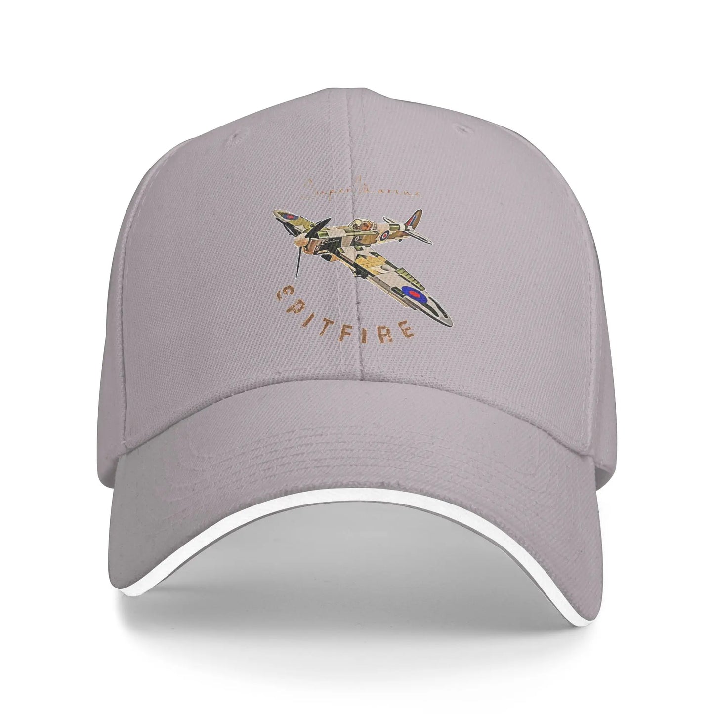 Spitfire Supermarine RAF Fighter Aircraft Outdoor Sport Baseball Cap