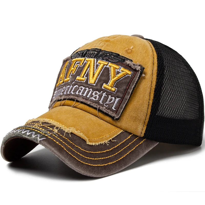 CNTANG Fashion Mesh Men's Baseball Cap