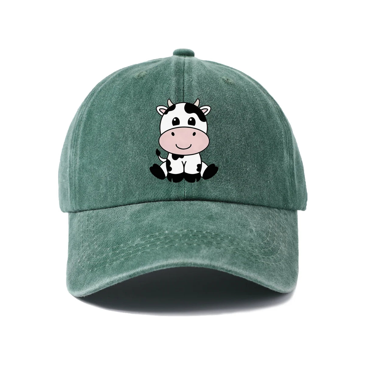 Cute Animal And Love Art Graphic Vintage Washed Baseball Cap