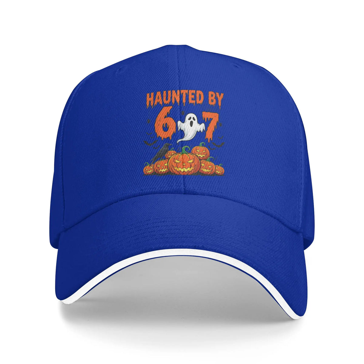 Haunted By 67 Halloween Meme Baseball Cap