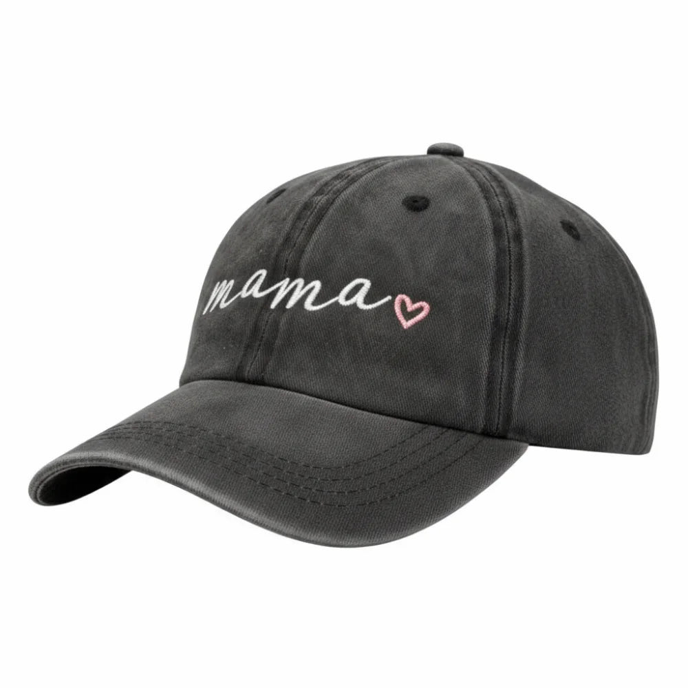 Washed Cotton dad mama mini Love Caps Baseball Hats