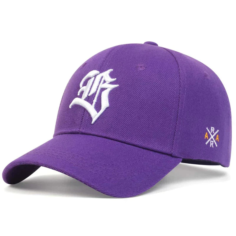 Unisex Gothic Letter Embroidery Baseball Caps