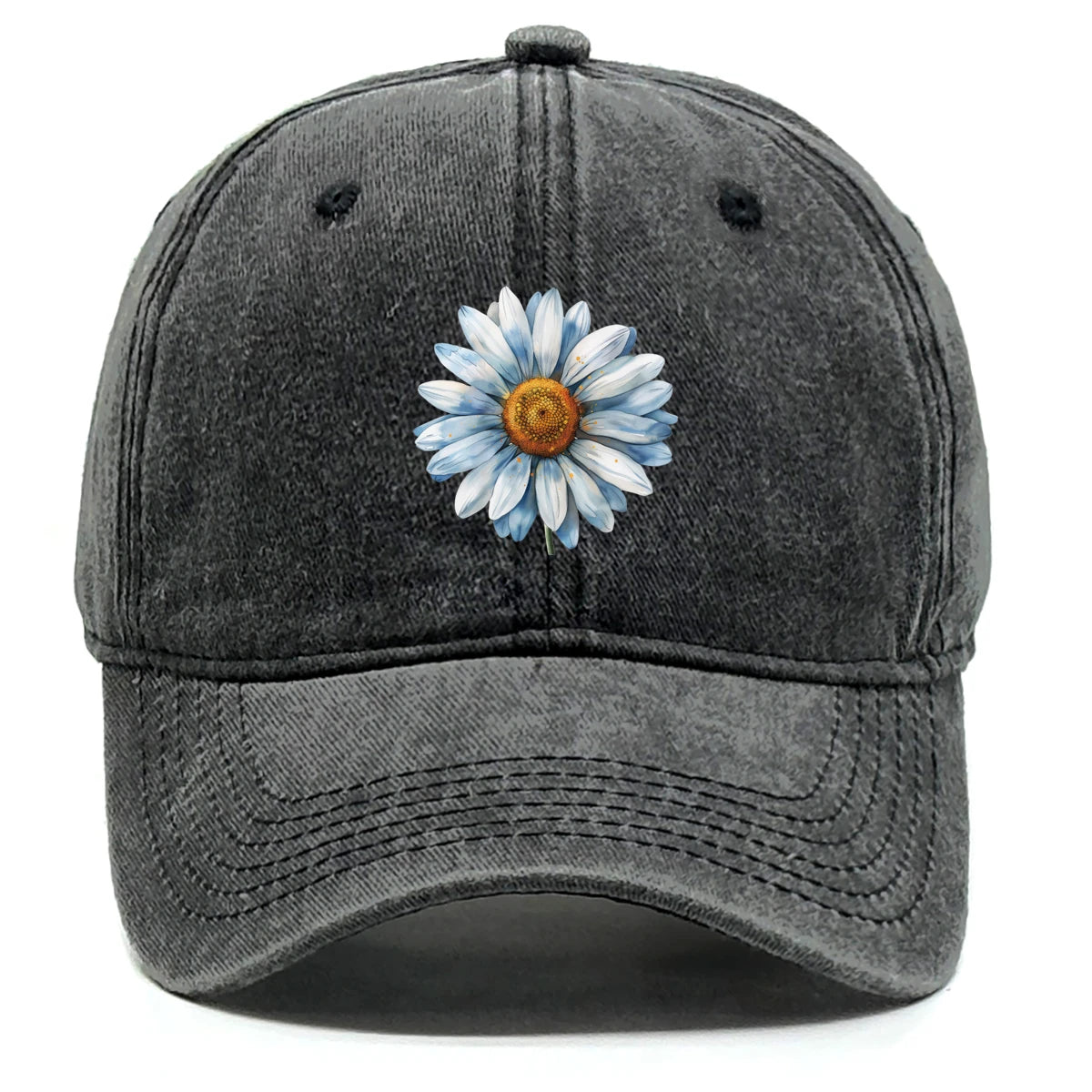 Flower Print Snapback Baseball Cap Flower Hat