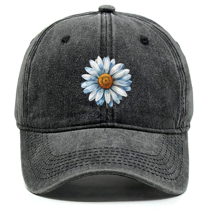 Flower Print Snapback Baseball Cap Flower Hat